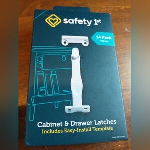 Safety 1st Cabinet & Drawer Latches - White Unopened Box